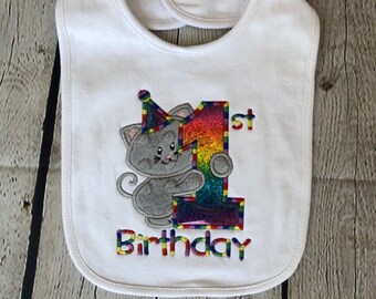 Babero para el primer cumpleaños, primer cumpleaños del bebé, regalo para el primer cumpleaños, babero para el primer cumpleaños, babero personalizado para bebé, atuendo para smash cake, regalo para baby shower