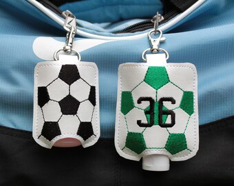 Soccer Accessories, Hand Sanitizer Holder, Soccer Gifts, Soccer Bag Tag, Sports Accessories, Backpack Accessories, Soccer Keychain