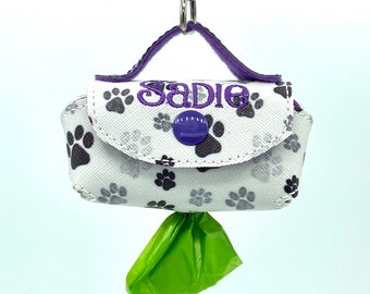 Bag Dispenser, Personalized Poop Bag Dispenser, Poop Bag Dispenser, Dog Poop Bag Holder, Dog Leash Accessories, Personalized Dog Gifts