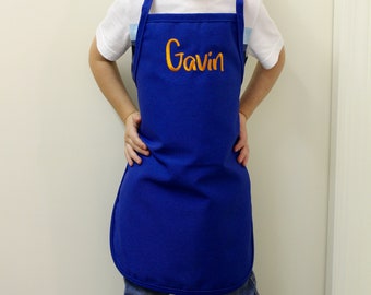 Kids Apron Personalized, Personalized Kids Apron, Kids Apron, Personalized Child Apron, Toddler Art Smock, Cooking Apron for Kids