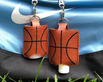 Basketball Accessories, Hand Sanitizer Holder, Basketball Keychain, Basketball Gift, Sports Accessories, Backpack Accessories