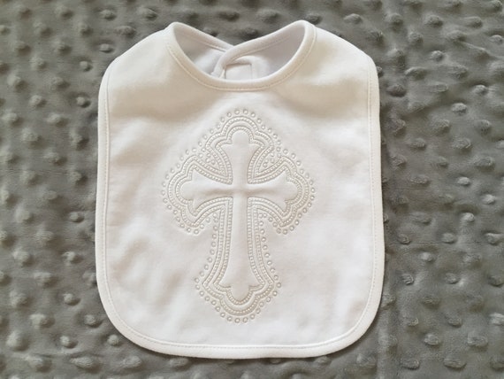 catholic christening bibs