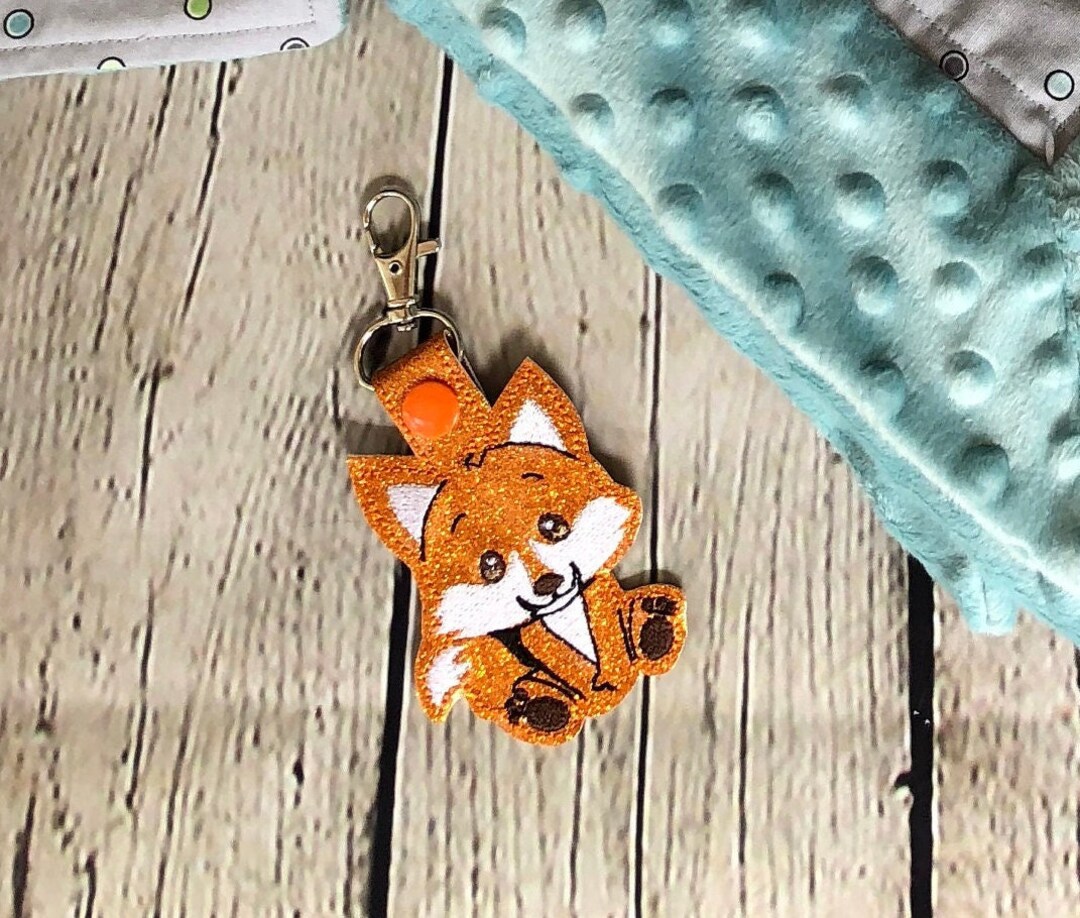 Fox Keychain, Fox Key Chain, Fox Accessory, Orange Fox Etsy