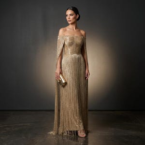 Beaded Formal Long Dress