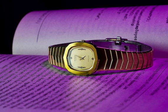 Vintage Rado Golden Horse Women’s Watch | Slim Gold Tone Quartz Dress Watch Luxury Swiss Minimalist Timepiece | Gift for Her | Retro Jewelry