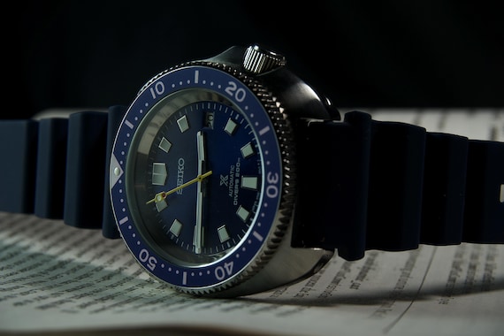 Blue Captain Willard Style Seiko Diver | Automatic 7S26 Movement | Men’s Blue Turtle Case Watch | Retro Divers Timepiece | Luxury Sport Gift