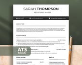 ATS Resume Template, ATS Friendly Resume, Professional Resume, CV Template, 1 Page Resume, 2 Page Resume, Word Resume, Instant Download