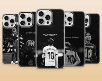 Lamine Yamal telefoonhoesje Spanje Euro Champion Cover voor iPhone 17Pro, 17e, 16, 15, 14, 13, 12, 11, Samsung S26, S25, S24, A56, A16, Pixel 10