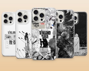 Vinland Saga Phone Case Thorfinn Viking Cover for iPhone 17Pro, 17e, 16, 15, 14, 13, 12, 11, Samsung S26, S25, S24, A56, A16, Pixel 10, 9Pro