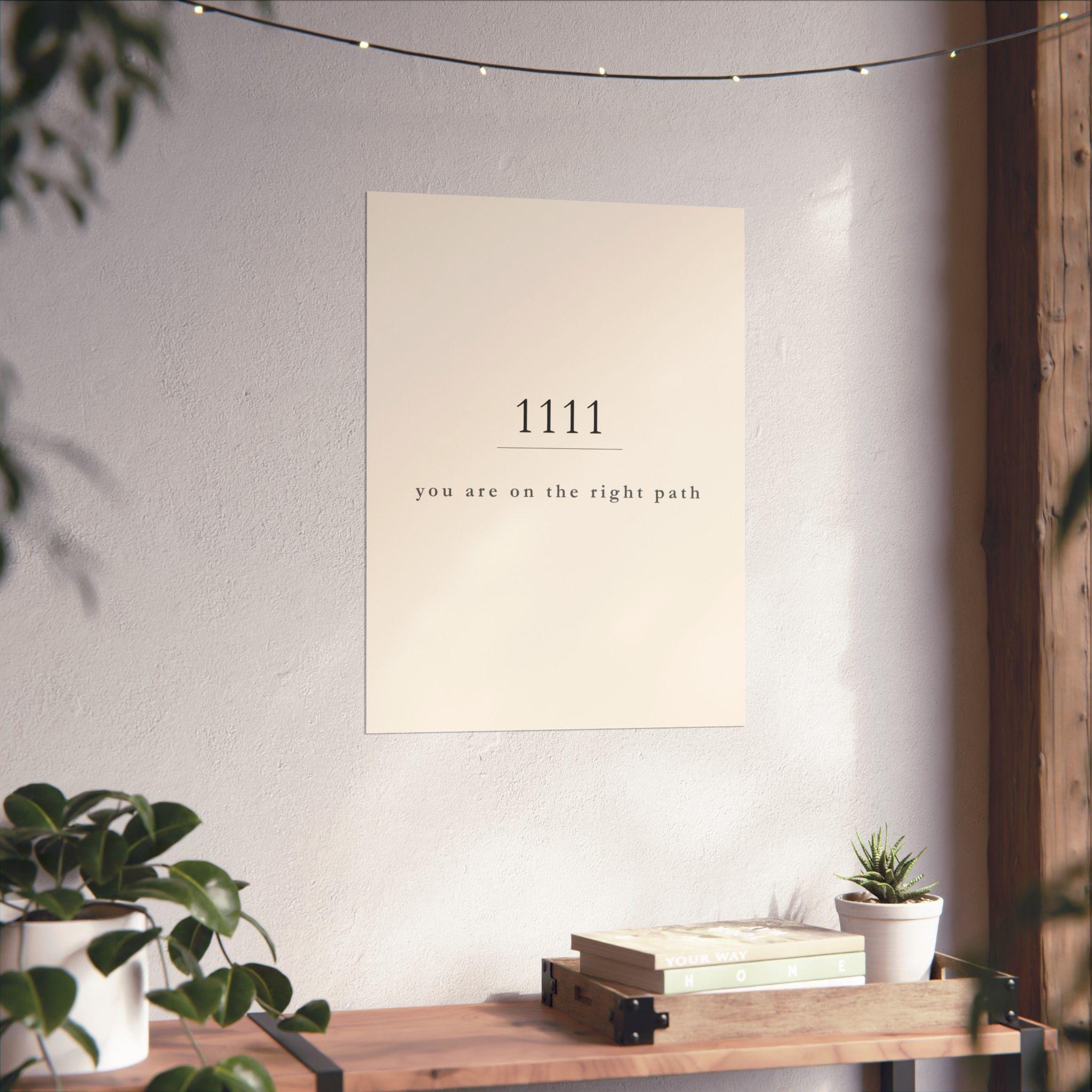 1111 Poster - Etsy