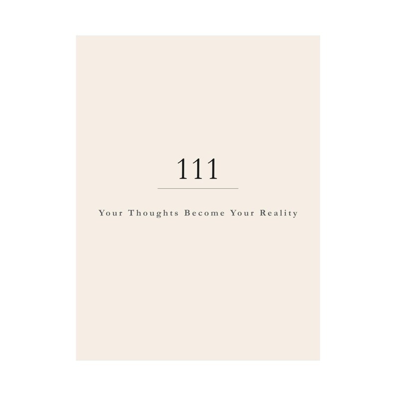 111 Angel Number Print | Minimalist Spiritual Wall Art | Manifestation Poster | New Beginnings | Boho Celestial Decor afbeelding 2