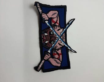 Demon Slayer Inosuke Patch | Embroidered Anime Patch | Iron-On or Sew-On Cosplay Accessory