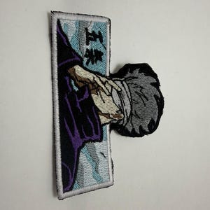 Satoru Gojo geborduurde patch | Jujutsu Kaisen opstrijkbare anime-badge