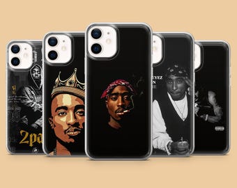 2Pac 90s OG Phone Case Gangster Rap Music Cover for iPhone 17 16 15 14 13 Samsung S25Ultra S24 S23FE A54 A34 A15 A14 Pixel 9Pro 8A