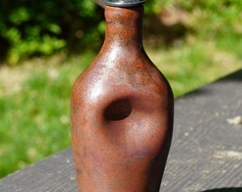 Handmade Olive Oil Cruet – Antique Bronze