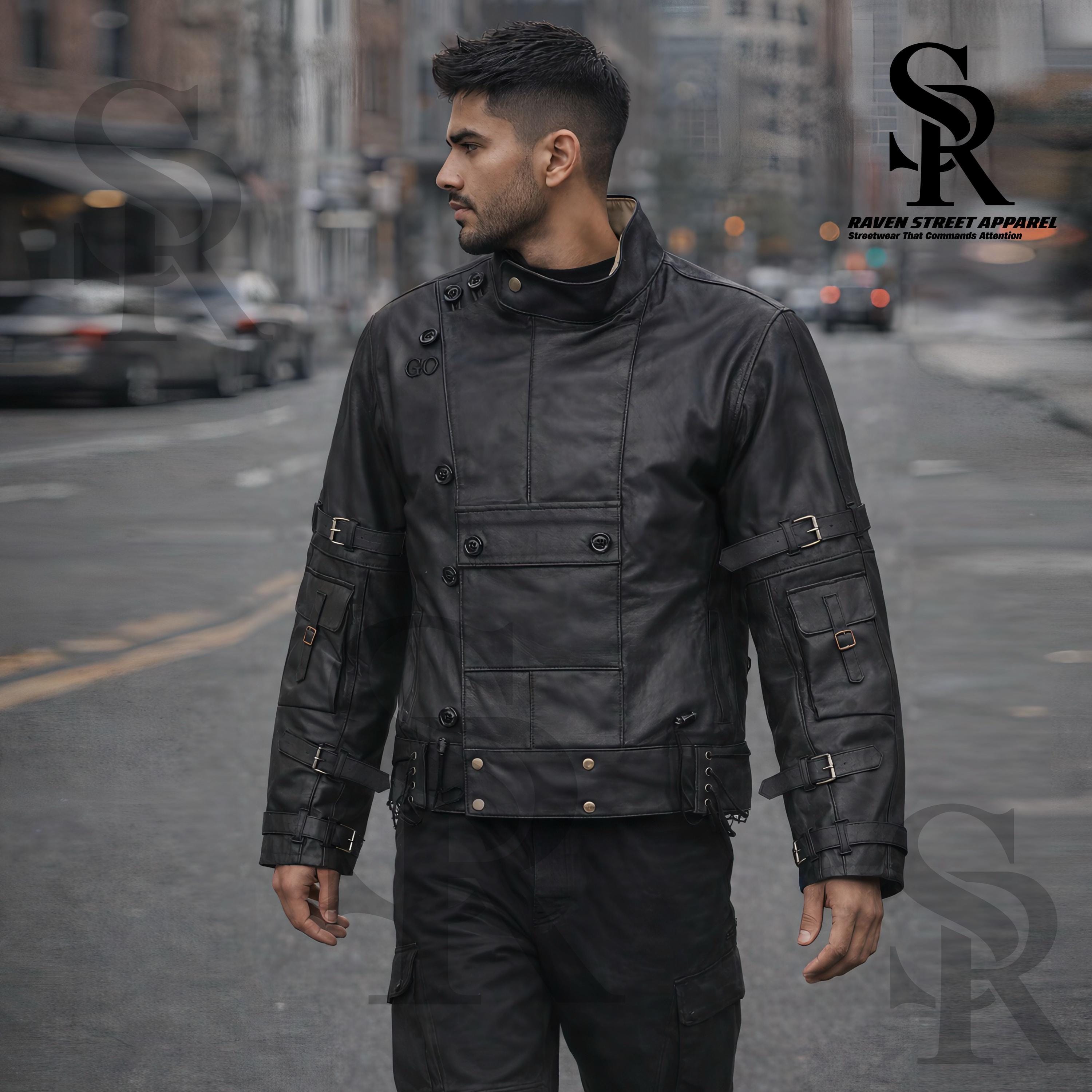 Swedish Military Leather Jacket - Etsy