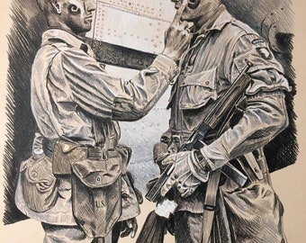 Pintura de guerra (16x20)