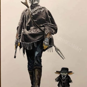 For a Few Plates of Beskar (18x24&quot;)