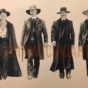 Four Horseman (8x12”)