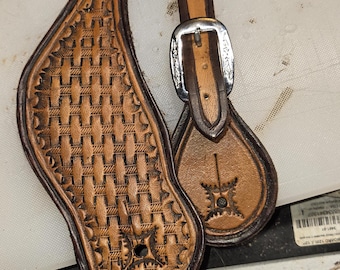Correas para espuelas hechas a mano