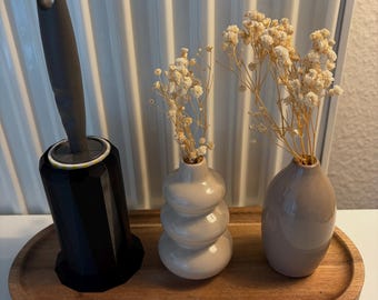 Soporte para rodillo quitapelusas | Organizador de pelo de mascotas | Ahorra espacio | Impreso en 3D