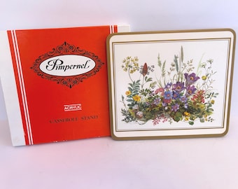Sottopentola in acrilico Pimpernel con motivo a fiori di prato