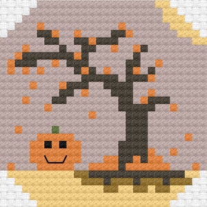 Fall Mini PDF Digital Cross Stitch Pattern