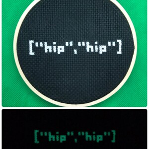 Hip Hip Array PDF Cross Stitch Pattern - Etsy