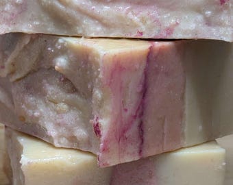 Peony & Rose Petal | Artisanal Colorado Goat’s Milk and Tallow Soap