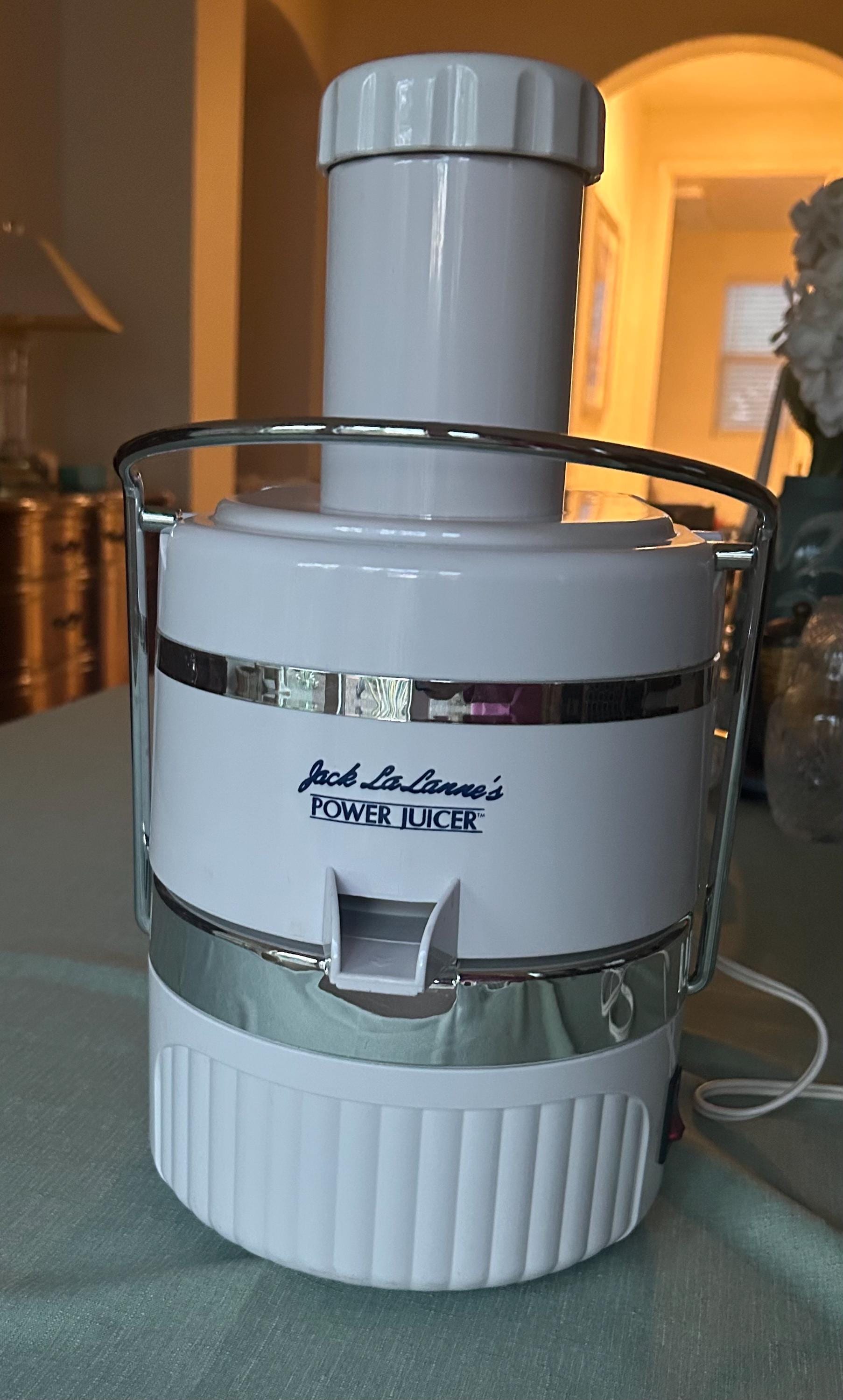 White Jack Lalanne Power Juicer Deluxe Version Model CL-003AP - Etsy