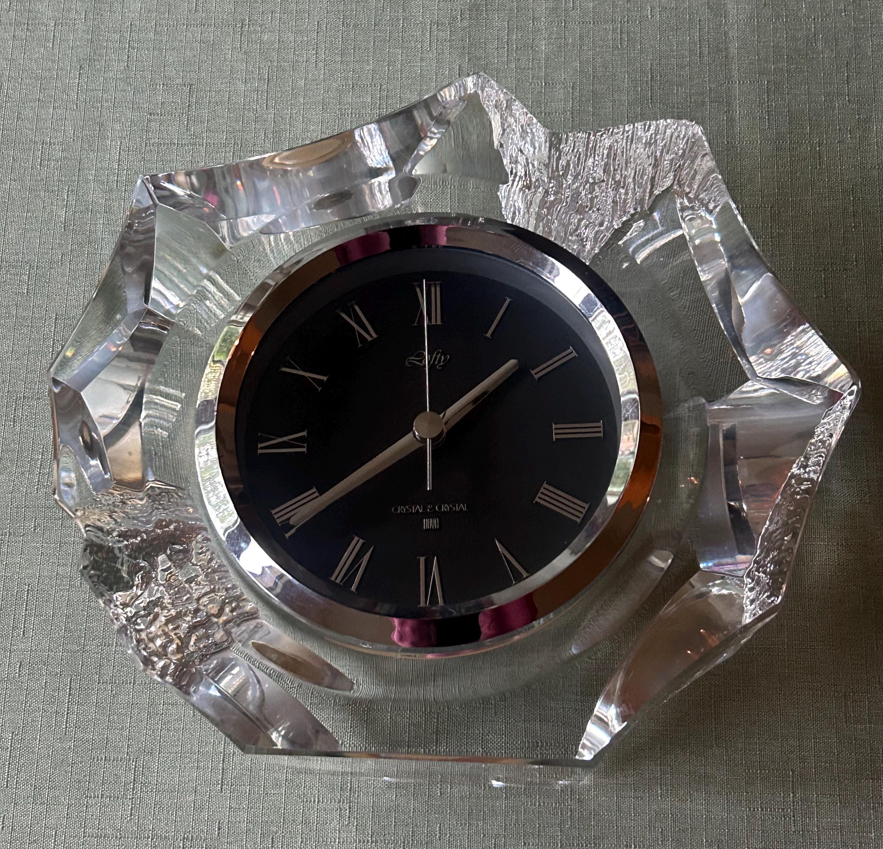 Hoya Crystal Clocks - Etsy