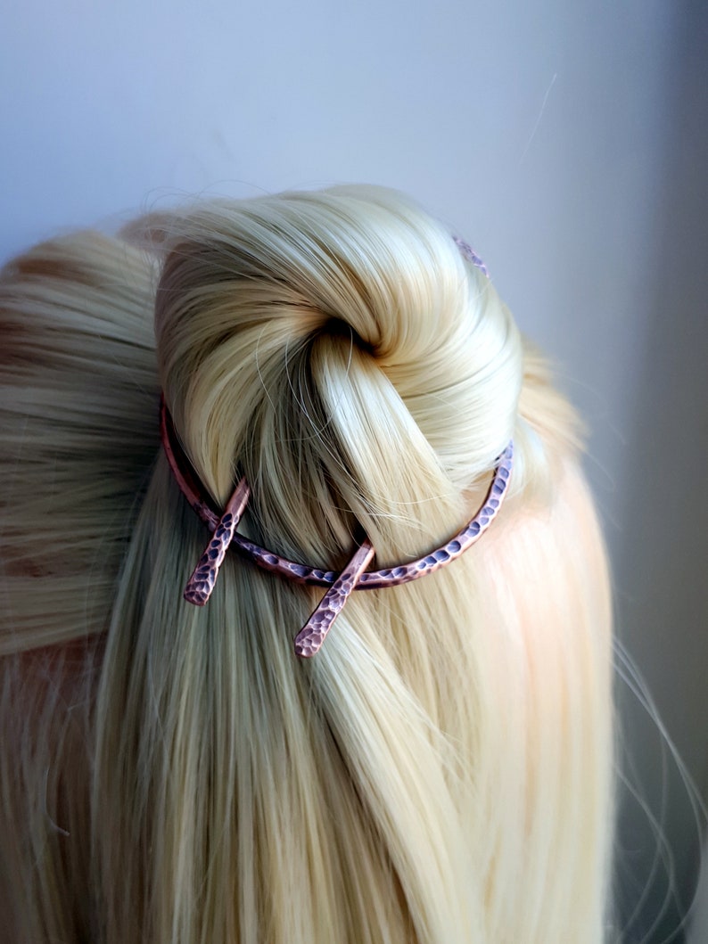 Circle Hair Clip Circle Hair Pin Round Barrette Hair Etsy