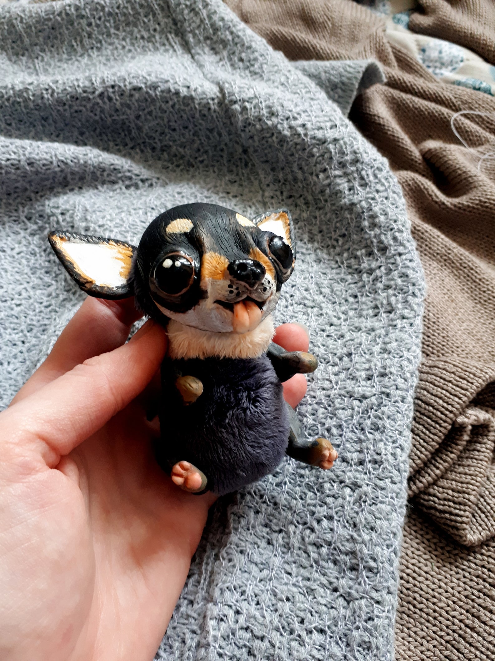 Chihuahua puppy Realistic Chihuahua toy Handmade Plush Etsy
