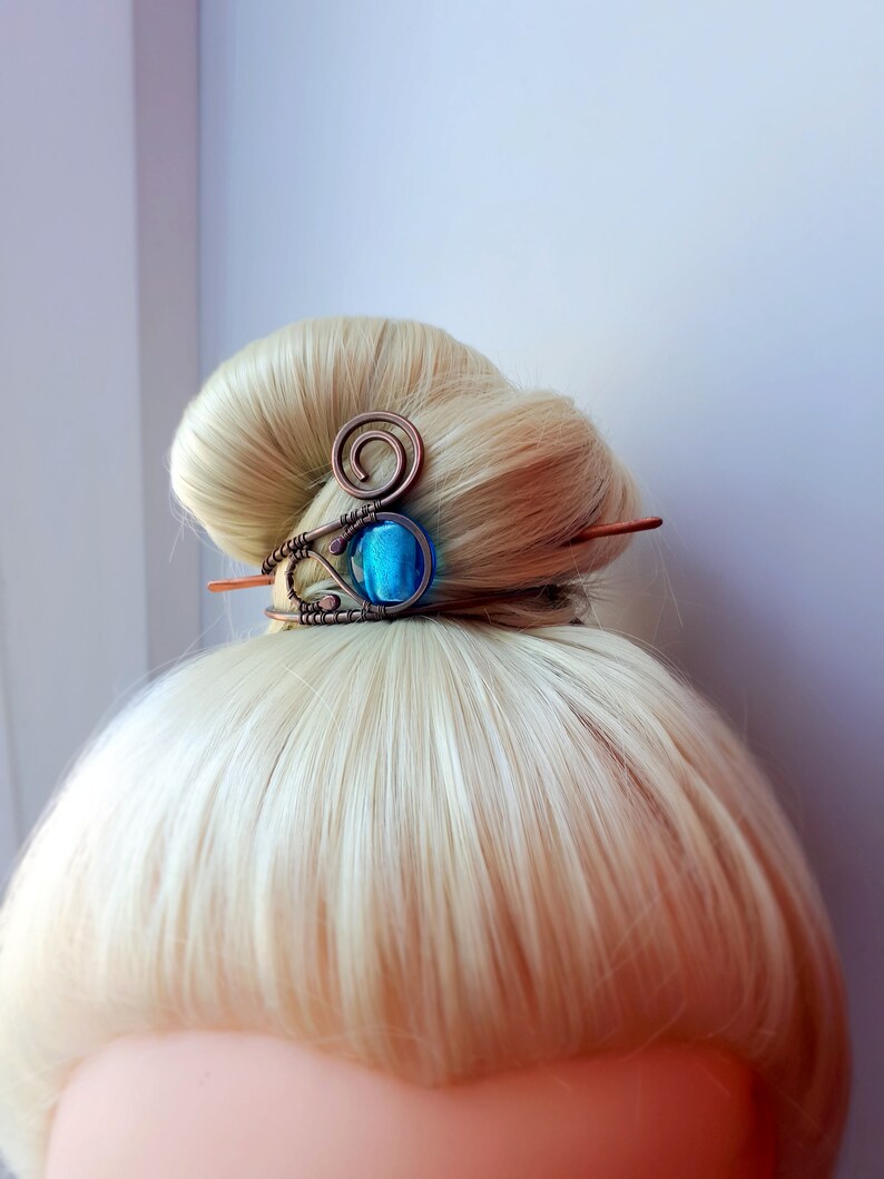 Bun cuff Large Hair Bun cage Etsy