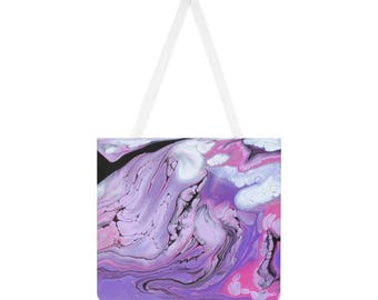 Lavendel draagtas van stevig canvas, 18,3 x 16,5 inch