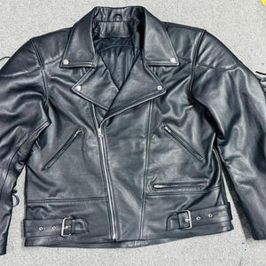 Chaqueta de cuero genuino, chaqueta de cuero de vaca, chaqueta de cuero para hombre, chaqueta de cuero con flecos