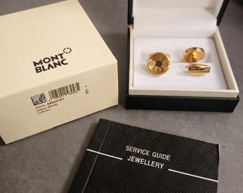 Montblanc Manschettenknöpfe  mit Originalverpackung und Service Guid