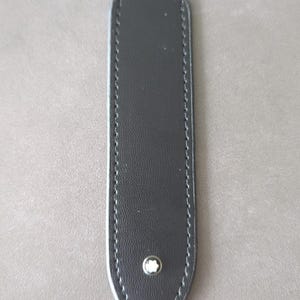 Montblanc PU Lederetui Kunstleder Case schwarz 15 x 3.5 cm Neu image 1