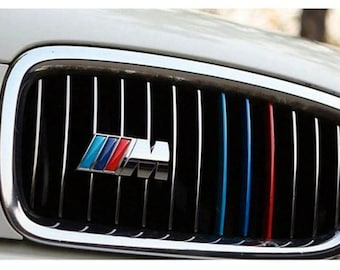 BMW M Logo Emblème Kühlergrill-Abzeichen Metall chrome