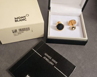 Montblanc Manschettenknöpfe  mit Originalverpackung und Service Guid