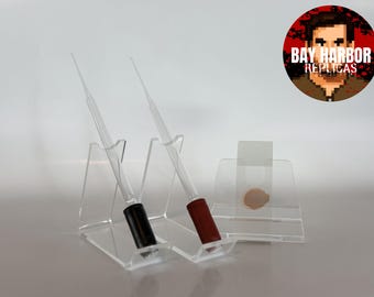 Dexter Morgan Blut Objektträger Pipette Replik | Realistische Filmrequisite für Medizinische Szenen