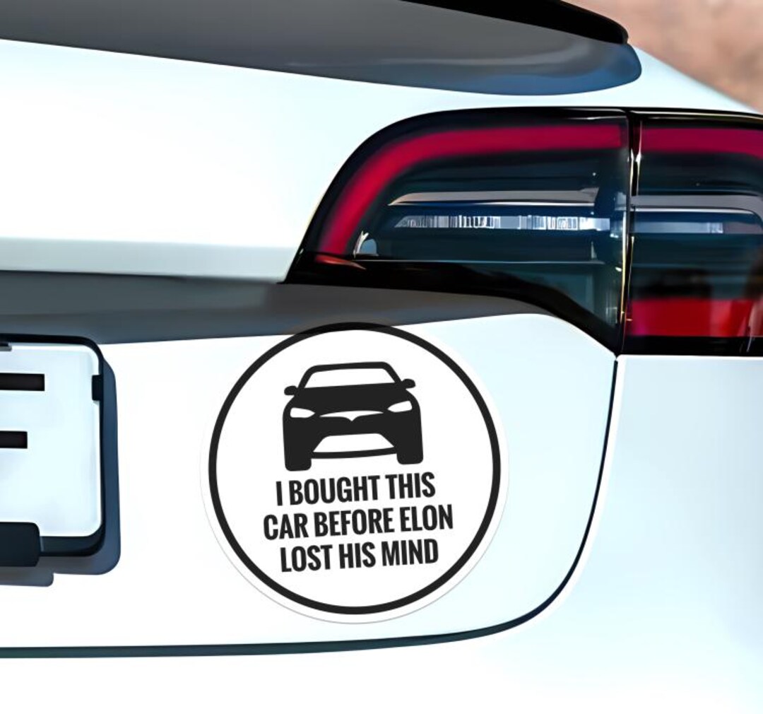 Tesla Funny Decal- Family Fun Sticker - Etsy