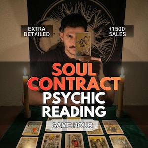 Same Hour Personalized Soul Contract Reading, Karmic Patterns & Future Love Soulmate