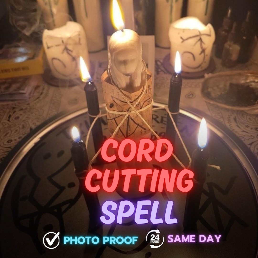 CORD CUTTING Spell, Same Day Cut Ties Spell Banishment Ritual, Energy ...