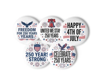 Independence Day Pin – American Flag / Patriotic Design