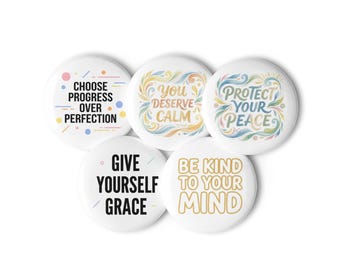 Mental Health Matters Pin – Be Kind To Your Mind, Self Care Accessory