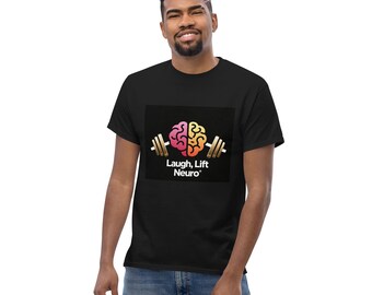 Laugh Lift Neuro T-Shirt – 100% Cotton Gym & Streetwear Top