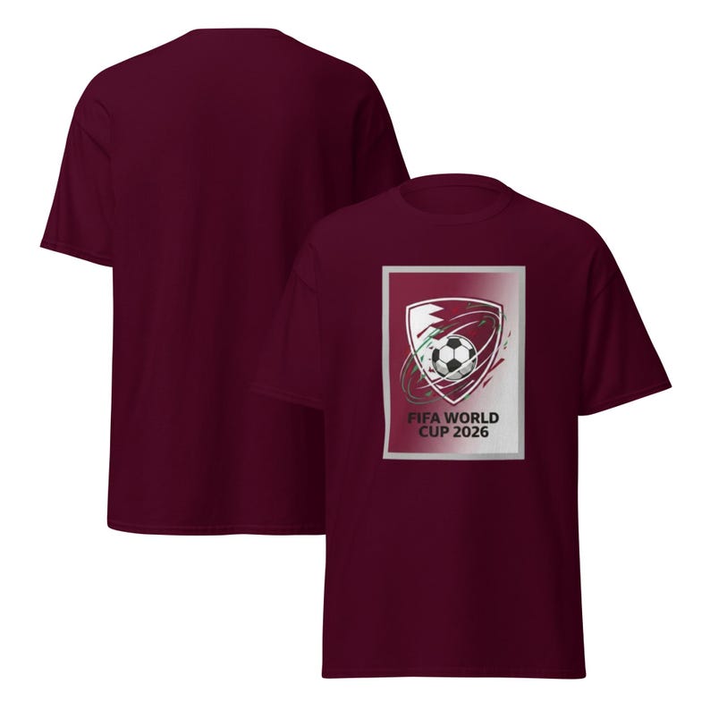 Qatar FIFA World Cup 2026 T-Shirt | Football Fan Tee