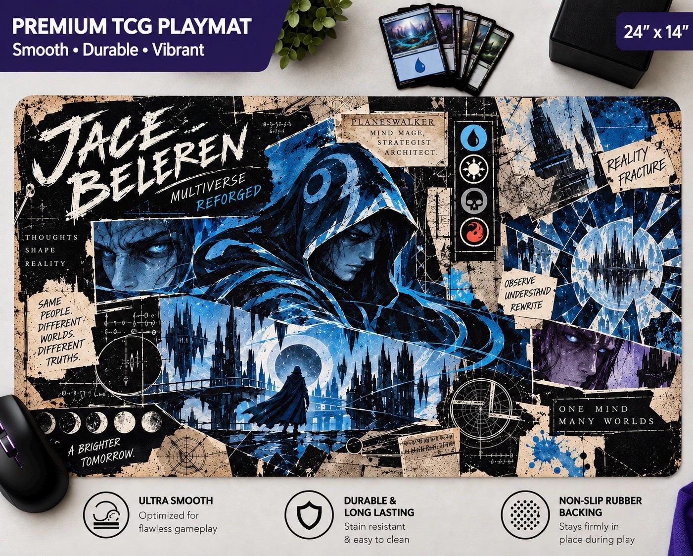 Mtg Playmat Secret Lair - Etsy