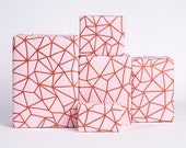 Organic Geometry / Wrapping Paper / Rose-Copper